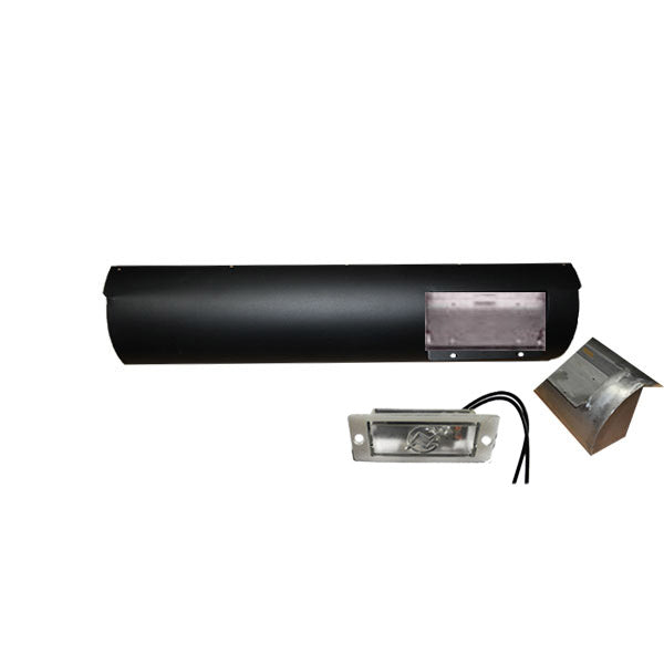1954 TO 1987 Chevrolet Stepside Pickup Rear Steel Rollpan FABRICATED with License Straight Right