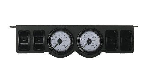 Pneumatic Paddle Switch Gauge Panel with 4 Manual Release Switches