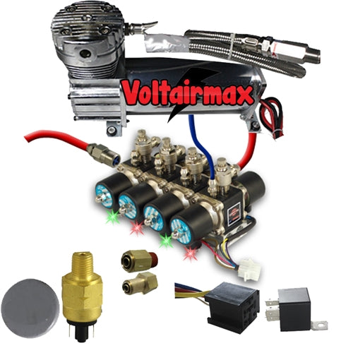 Plug/Play 1/2" AIR-ENGINE DC380 Vyclone 120-150psi Pressure Switch.