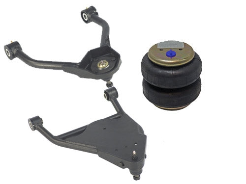 1955-1957 CHEVROLET CHEVY SEDAN Lower Control Arms with Bags and Mounts (set) airarm Actual arms shown are 1958-64