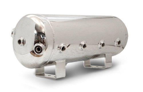 AT-050833  5 Gal  8 Port Stainless (4) 1/2" side ports (2) 1/4" Aux Ports (1) 1/4" Drain (1) 3/8" 6.4" Tall x 29" Long