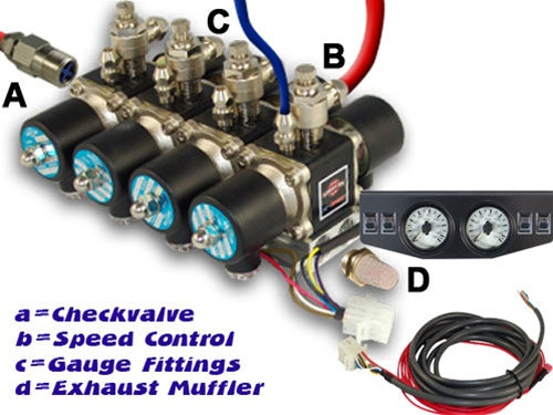 1/2" 3-Pos  8-valve Checkvalve Speed Control