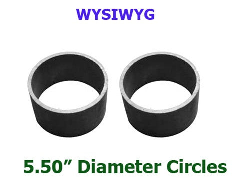 Bag Brackets Circles 5" Tall pr