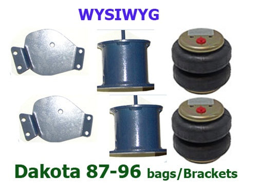 Dakota87-96 Upper/Lower Bag Brackets/Bags pr
