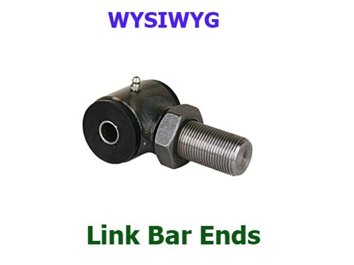 Bag Brackets 3/4" 4 Link Bar Ends 1.75" Wide Thread Into Tubing ea