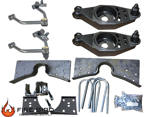 1978 - 1993 Dodge D150 3" Drop Lower Control Arms / Adj Upper Arms and 6" Rear Flip Kit