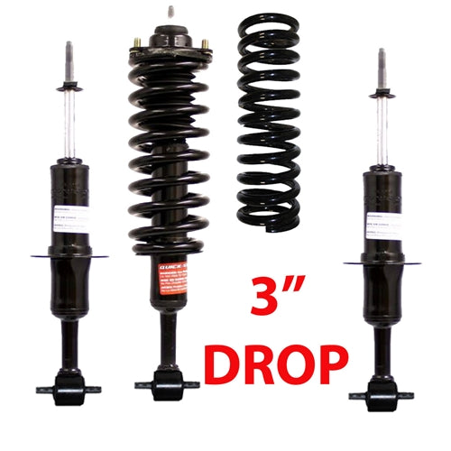 PAIR FRONT 3" DROP Struts 72900 2014-17 Navigator / Expedition *USE YOUR COILS