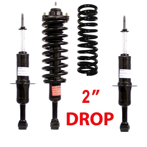 PAIR FRONT 2" DROP Struts 71119 2007-2019 Toyota Tundra 2WD/4WD **USE YOUR COILS