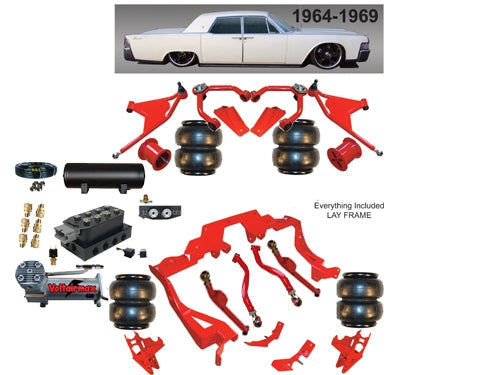 Lincoln 4dr Plug and Play FBSS Complete Air Suspension Kits