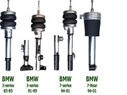 1995-2001 BMW 7 Series E32 Front Air Suspension ride kit