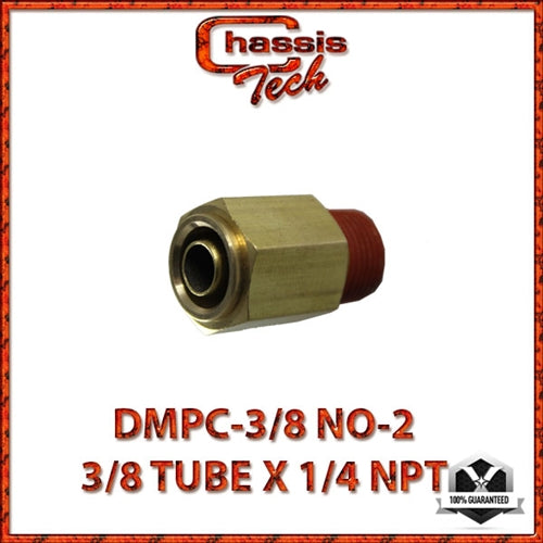 Connector AIRBRAKE FITTING 3/8 tube x 1/4 Male NPT