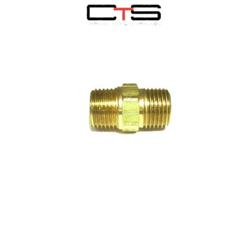 Nipple Connector Straight  3/8" NPT To 3/8" NPT Male - Air Fittings