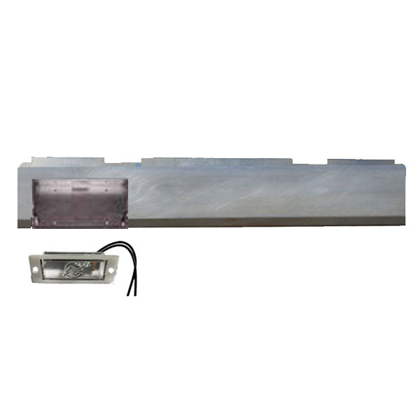 1986 TO 1993 Mazda Pickup Rear Steel Rollpan FABRICATED with License Straight Left