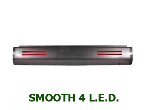 1993-2010 Ford Ranger Fabricated Rear Steel Rollpan Smoothy with 4 LEDs