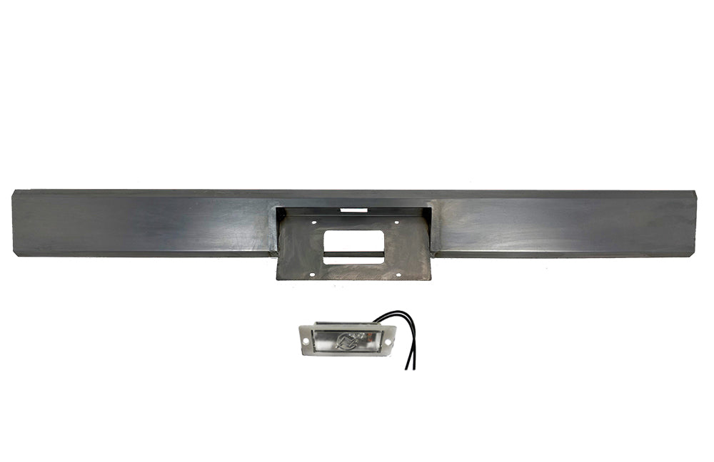 1978 to 1993 Dodge Ram D150/250/350 Fabricated Rear Steel Rollpan with License Center