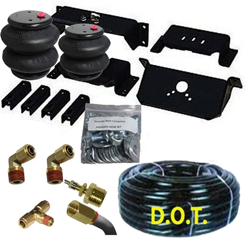 Dodge 1994-2002 Ram 3500 Rear Air Helper Towing Assist Kit Outboard Frame