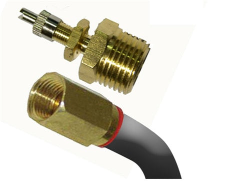 Inflation Valve - Schrader Style 1/4" Air Line with 1/4" Airhose connector