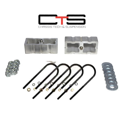 Lift blocks 4"Lift 2.77X6"/Round Ubolts only 1Ton Dodge