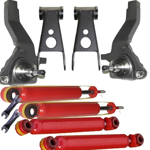 Firebird Industrial Supply 4" Lifted Spindle/shackles/4-Shocks Ford Ranger Not Edge 2001-up