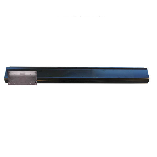 1978 to 1993 Dodge Ram D150/250/350 Fabricated Rear Steel Rollpan Smoothy with License Straight Left
