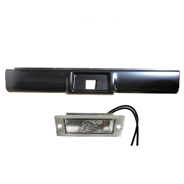 1988 to 1998 Chevrolet GMC C1500/2500/3500 Rear Steel Rollpan With License