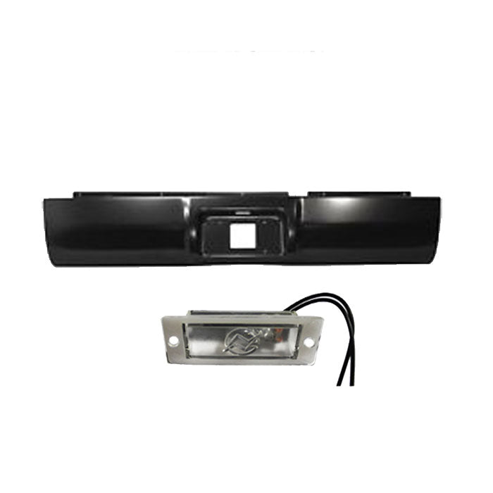 2002 to 2010 Dodge Ram 1500/2500/3500 Rear Steel Rollpan with License