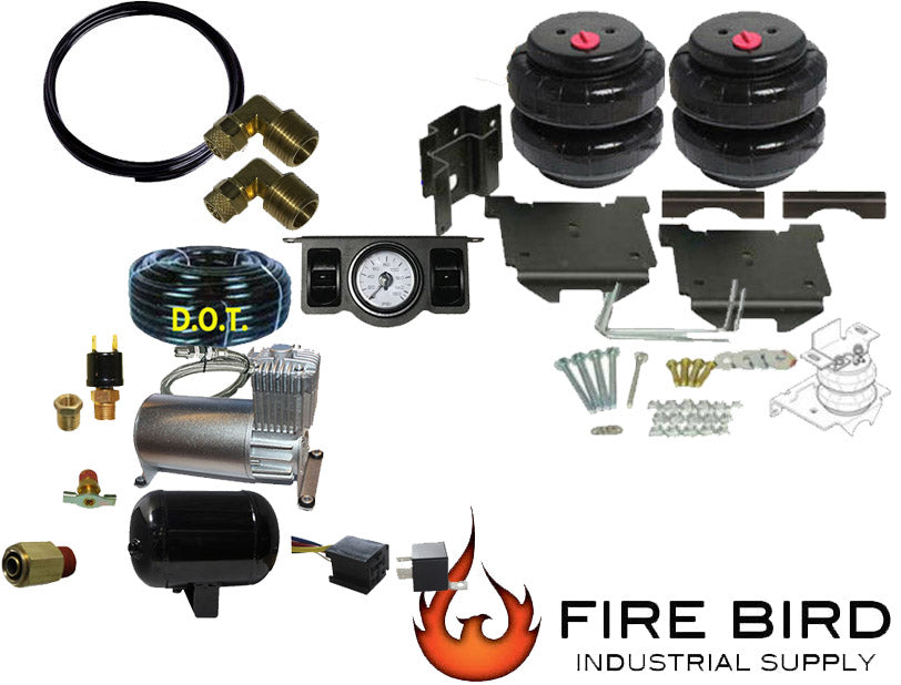 Dodge 2002-2008 RAM 1500 Rear Air Helper Towing Assist Kit Under Frame
