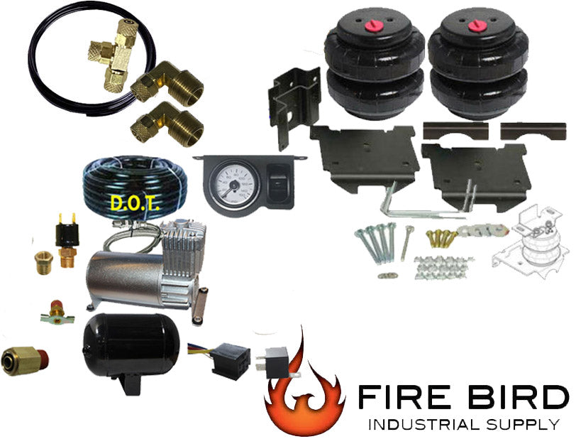 Dodge 2002-2008 RAM 1500 Rear Air Helper Towing Assist Kit Under Frame