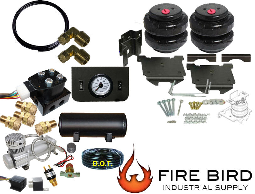 Dodge 2002-2008 RAM 1500 Rear Air Helper Towing Assist Kit Under Frame