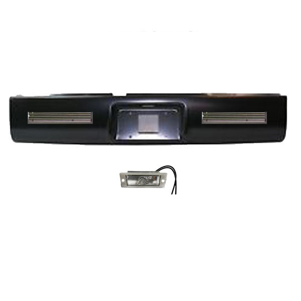 1994 to 2003 Chevrolet S10 S15 Rear Steel Rollpan with License Billet