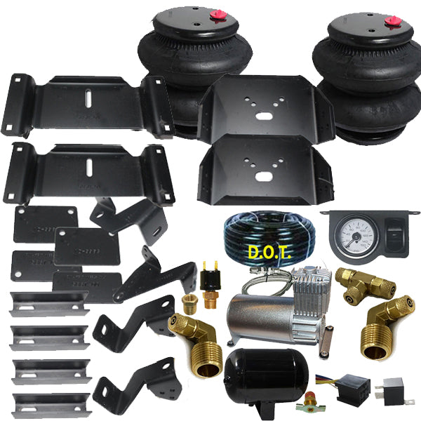 Ford 2017-2022 F-350 Rear Air Helper Towing Assist Kit Outboard
