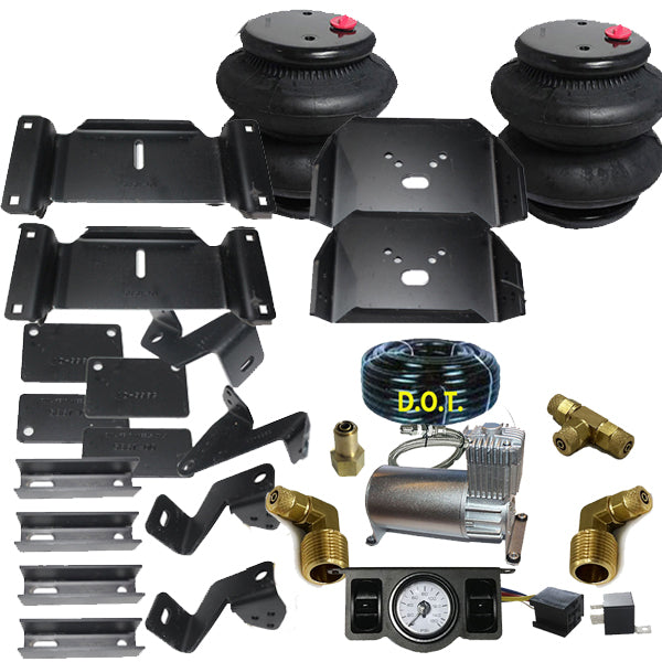 Ford 2017-2022 F-350 Rear Air Helper Towing Assist Kit Outboard