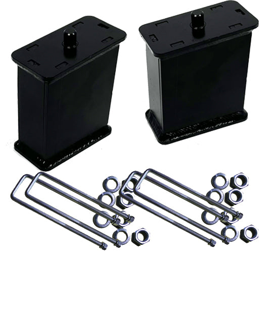 Lift blocks 5"Lift 2.77X6"Sqr Ubolt S-Duty & 1Ton Dodge U Bolts "G"