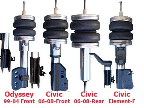 2016-2021 Honda Civic Sedan Coupe Front Air Suspension ride kit