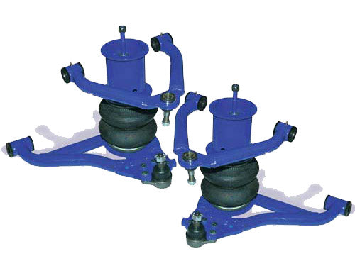 1988-1999 CHEVROLET C25 C35 Upper and Lower Control Arms with Bags and Mounts - With X-Shaft (set) airarm