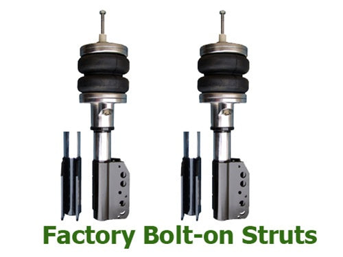 factory bolt-on struts to upgrade your air suspension kit