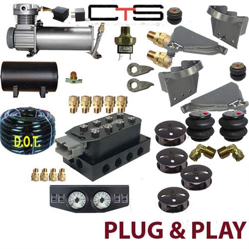 Chevrolet DENALI 2001-2006 Plug and Play FBSS Complete Air Suspension Kits