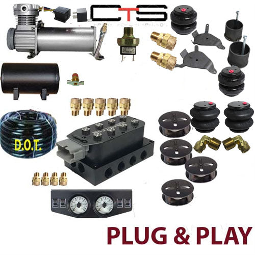 Mercedes 560SL 1986-1991 Plug and Play FBSS Complete Air Suspension Kits