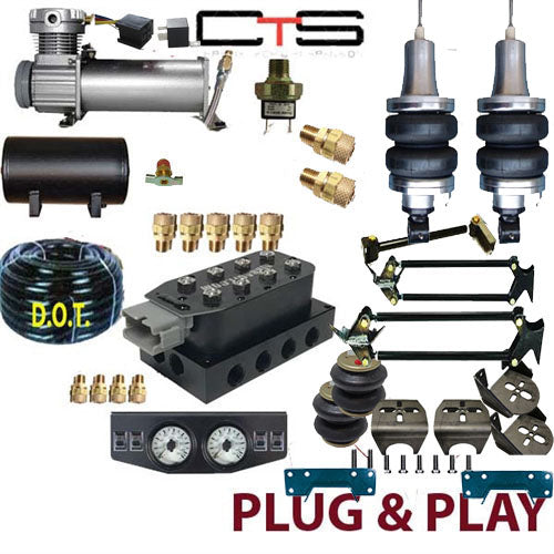 Chevrolet COLORADO 2004-2012 Plug and Play FBSS Complete Air Suspension Kits
