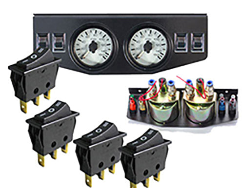 Air Pressure 150psi Gauge Panel 4 Electronic Switches