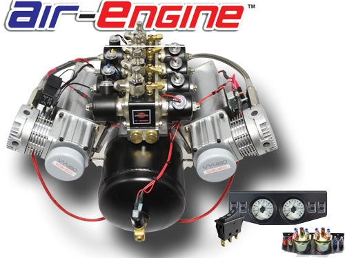 Plug & Play V8 AIR-ENGINE U-Assemble 21"x20"x13" Twin DC480 as shown