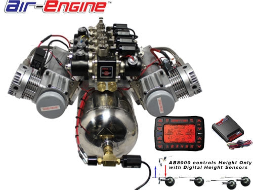 Plug & Play V8 AIR-ENGINE 21"x20"x13" dual DC480 Smartride as shown