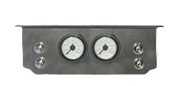 Air Pressure 150psi Gauge Panel 4 3-Pos Toggle Manual Valves