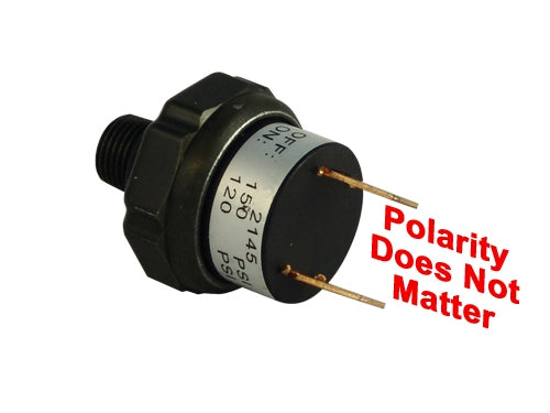 150psi/180psi off Pressure Switch only on Brass Valves 1/2" or 3/4"