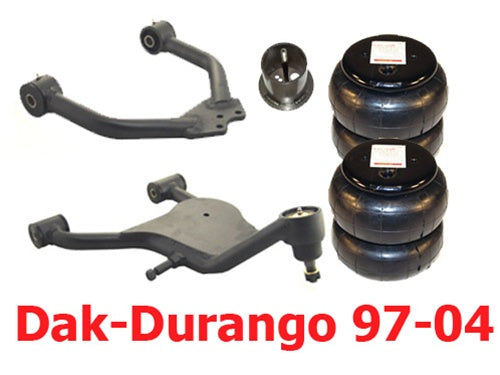 1997-2004 DODGE DAKOT Upper/Lower Control Arms/Bags/Mount airarm