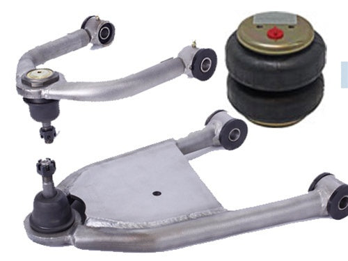 1974-1978 FORD MUSTANG II Upper and Lower Control Arms with Bags and Mounts (set)