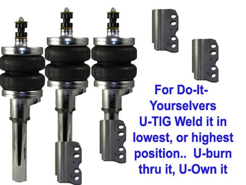 pr Clevis loose. Mount in optimum up/down TIG weld U-burn thru U-Own it