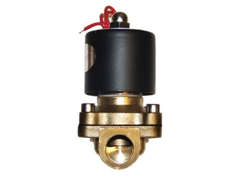 1/2"NPT x 15mm 2W-160-15 15mm Orifice 150psi Brass Electronic Air Valve. No Brackets