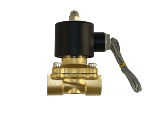 3/4" 2W-200-20 20mm Orifice 300psi Brass Electronic Air Valve. No Brackets