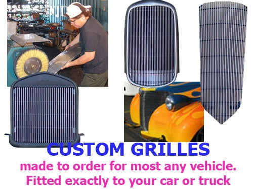 Grille 1923-1923 FOR 44563 Ton Pickup Polished/Shell Not Painted